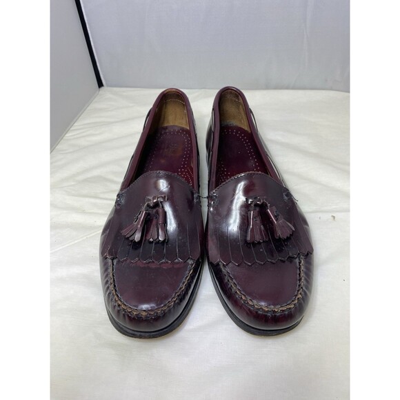 G.H. Bass & Co. Weejuns Layton Tassel Loafers in Burgundy Mens Size 11.5 D - Picture 7 of 12